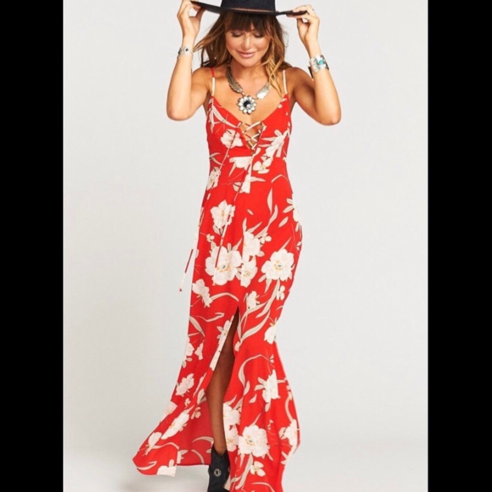 Show Me Your Mumu Leyton Maxi Dress size Small